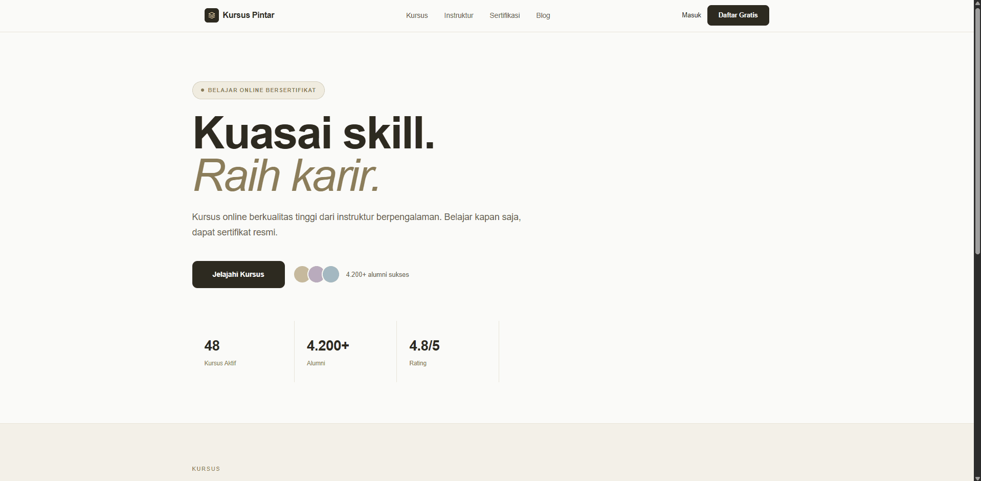 Kursus Pintar Online