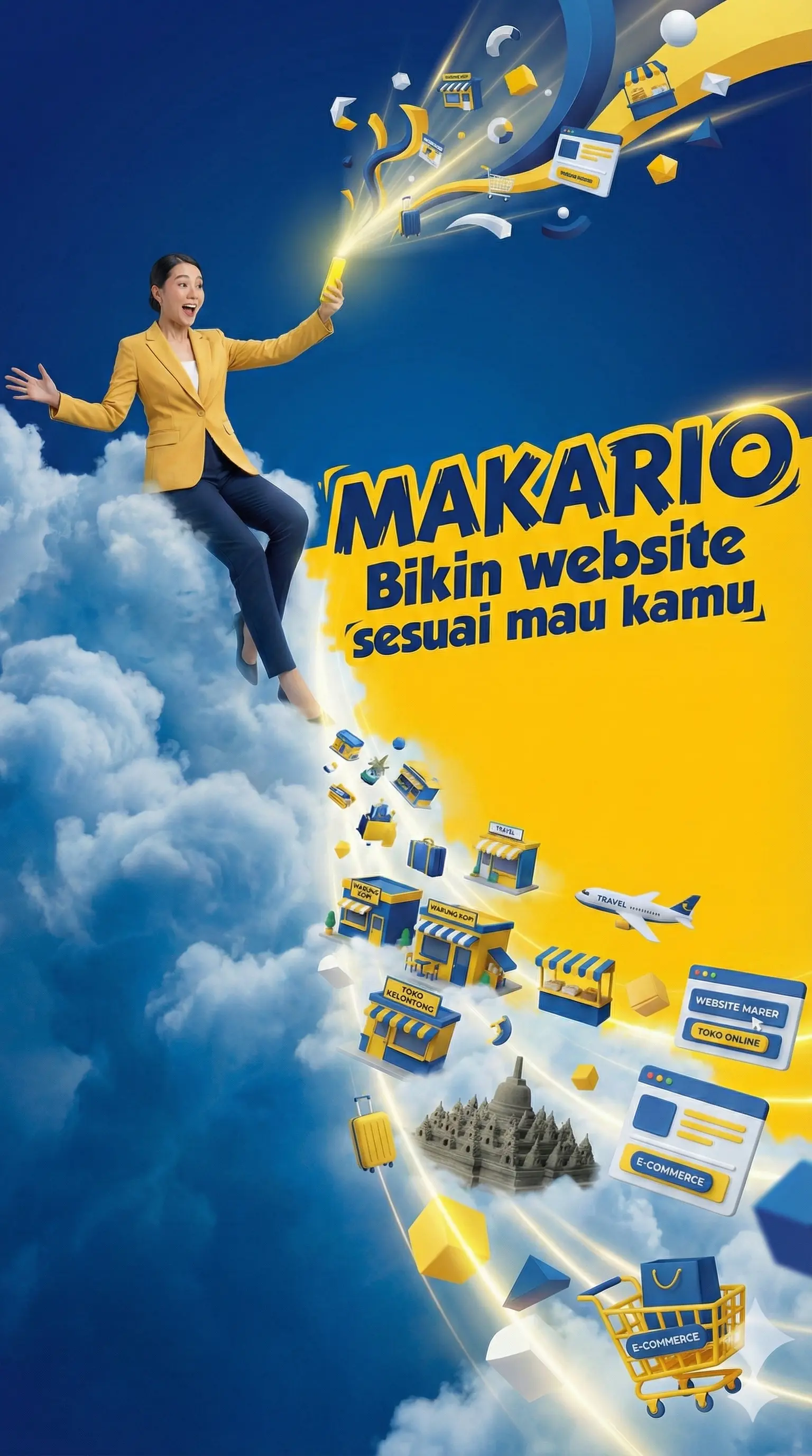 Makario — Bikin website sesuai mau kamu